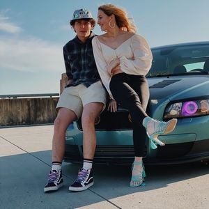 teal high heels 👠